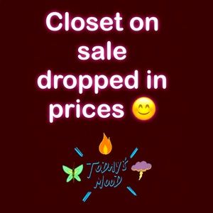 CLOSET ON SALE 🎊🎊🎊